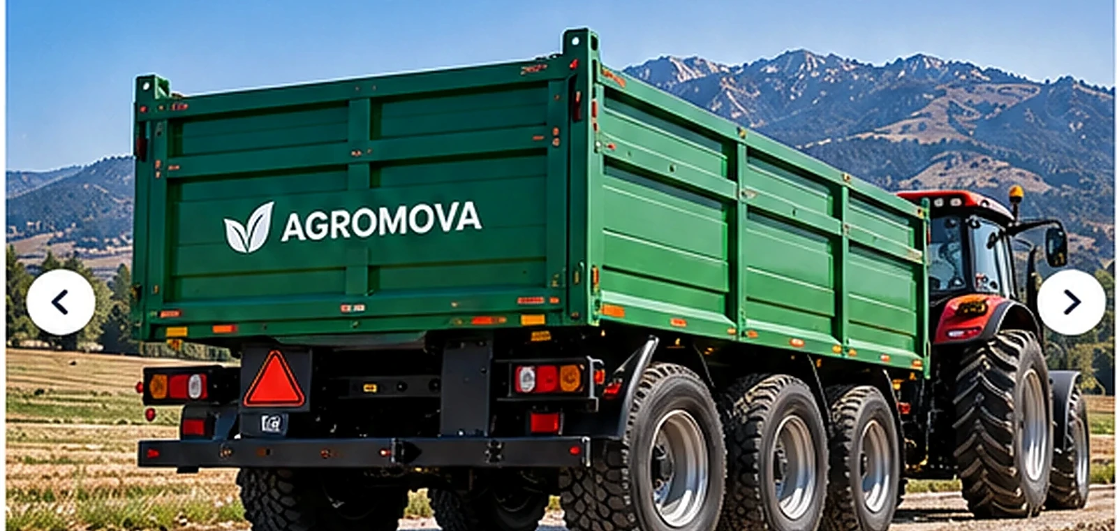 Agricultural tractor trailer